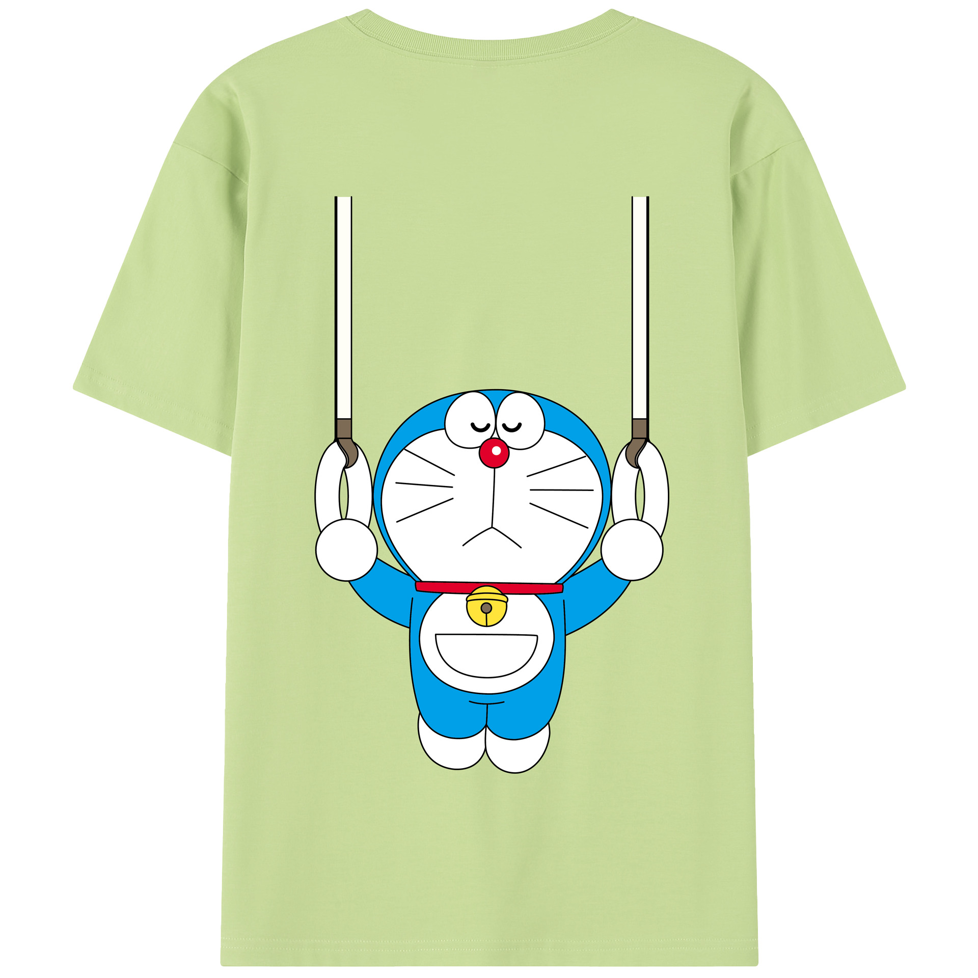 （画像用） ドラえもん Doraemon 綿100％半袖Tシャツ（背面プリント）